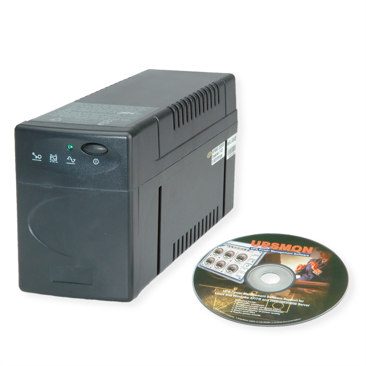VALUE 1200 USV 1,2 kVA/720 W Line-Interaktiv – Tower – C13×4 – Eingang IEC C14 – USB – Schwarz