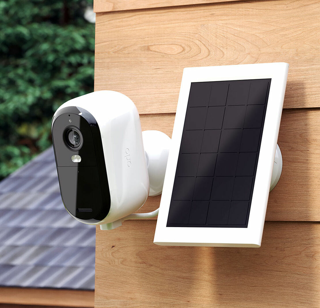 Arlo Essential 2 Solarpanel – wandmontiert, wetterfest, 2,43 m Kabel – für Arlo Essential 2