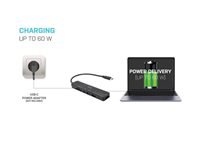 i-tec Travel Easy Multiport-Adapter – USB-C, HDMI, 2× USB-A, 1× USB-C, 60 W PD, SD/microSD, für Windows/Mac