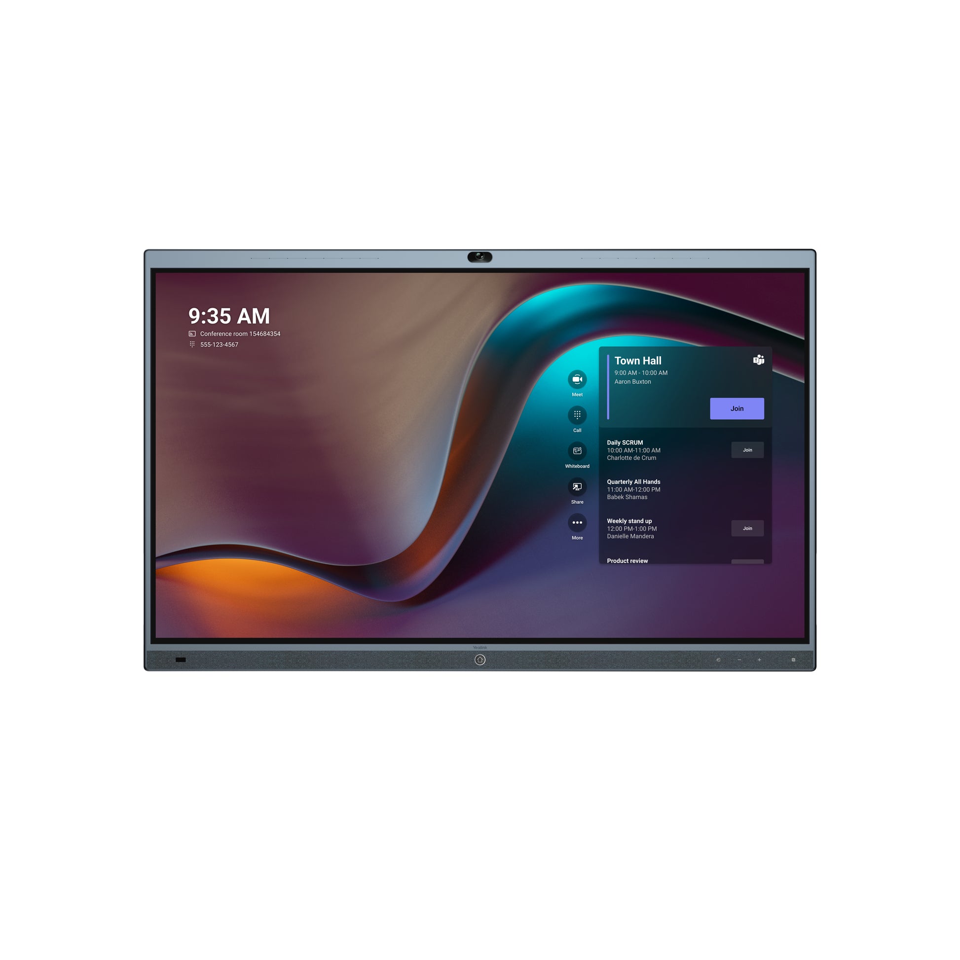 Yealink MeetingBoard – 65" Public Display LED UHD 4K, Android OS