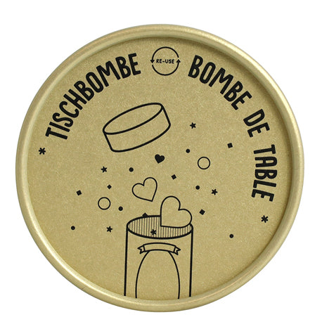 Artoz Tischbombe Neutral – gold/mehrfarbig – Ø 11 cm × 29,7 cm – 1 Stk