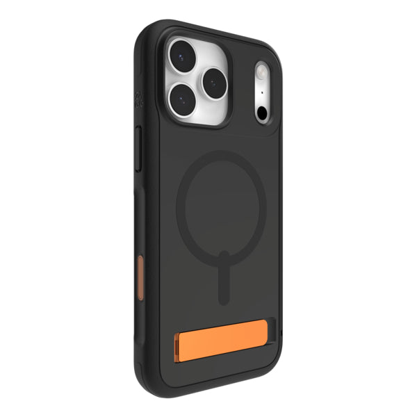 ZAGG Sedona Snap Backcover – für Apple iPhone 17 Pro Max, mit Ständer, Graphen, Schwarz, bis 4 m Sturzsicher