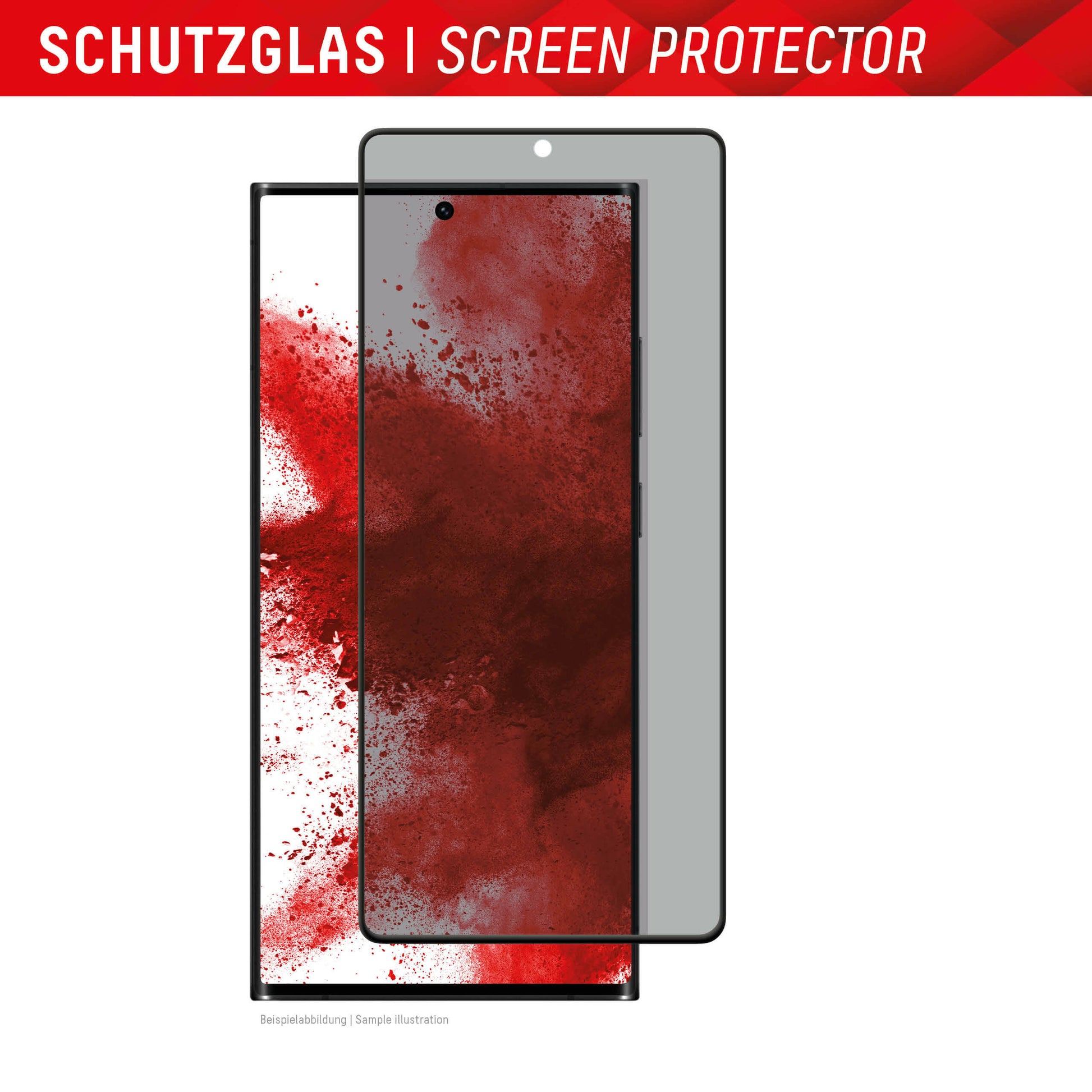 E.V.I. Displayschutzfolie – Privacy-Glas 3D, für Samsung Galaxy S23 Ultra