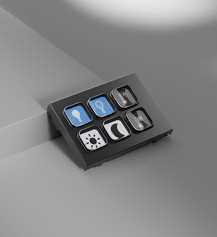 Elgato Stream Deck Module 6 – Keypad-Steuerpult – Membran – kabelgebunden (USB) – LCD-Tasten – schwarz
