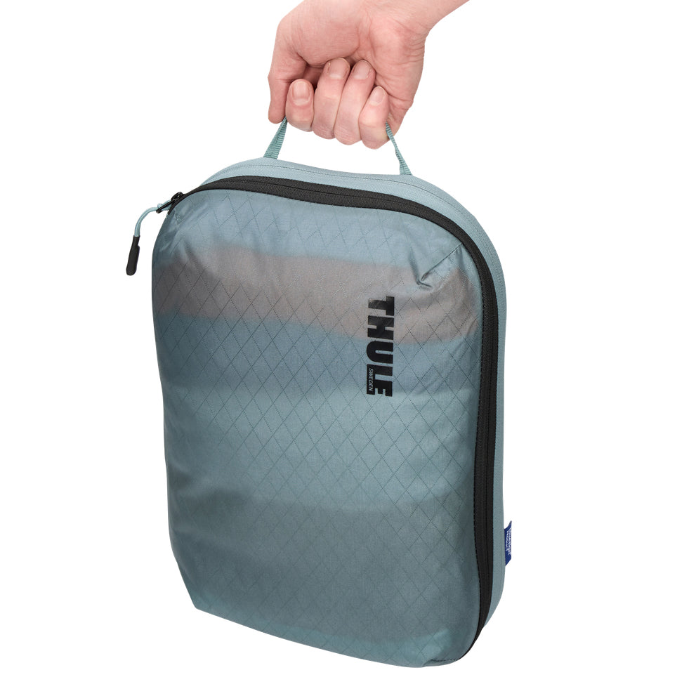 Thule Packwürfel-Set Compression Cube Set – bluesign, 3 l – grau – Nylon – 2 Stk.