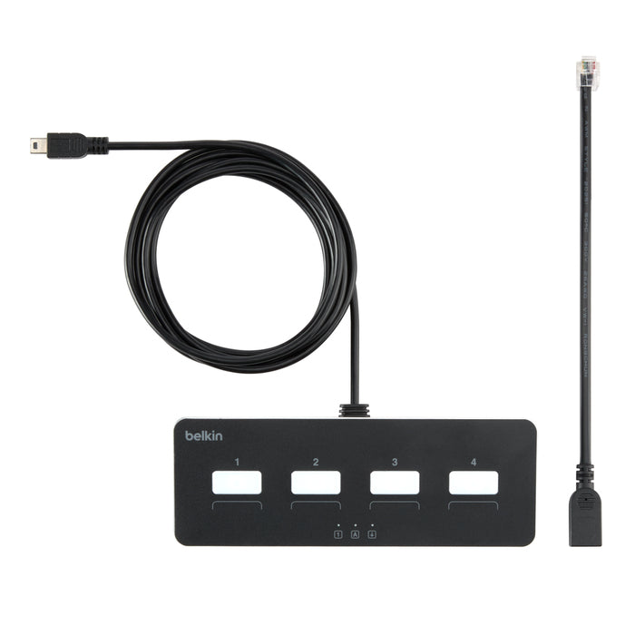 Belkin MODULARER KVM/KM ERSATZ-FERNBEDIENER 4 PORT – KVM-Switch