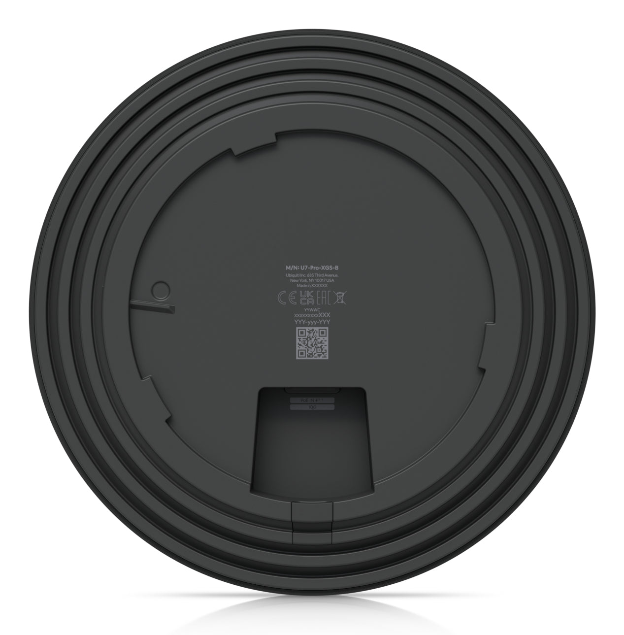 Ubiquiti Wi-Fi 7 Access Point, Tri-Band (2,4/5/6 GHz), 8600 Mbit/s, 10GbE, PoE++, Decke/Wand, Schwarz