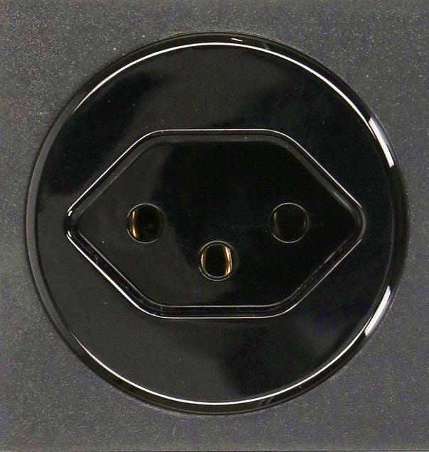 Max Hauri AG Max Hauri Power Line Steckdosenleiste, 5×T13, mit Schalter, 1,5 m, Stecker T12 – Grau/Schwarz