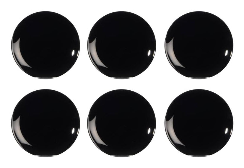 Arcoroc Evolution Speiseteller – 6er Set, Ø 27 cm, Glas, Schwarz, spülmaschinenfest