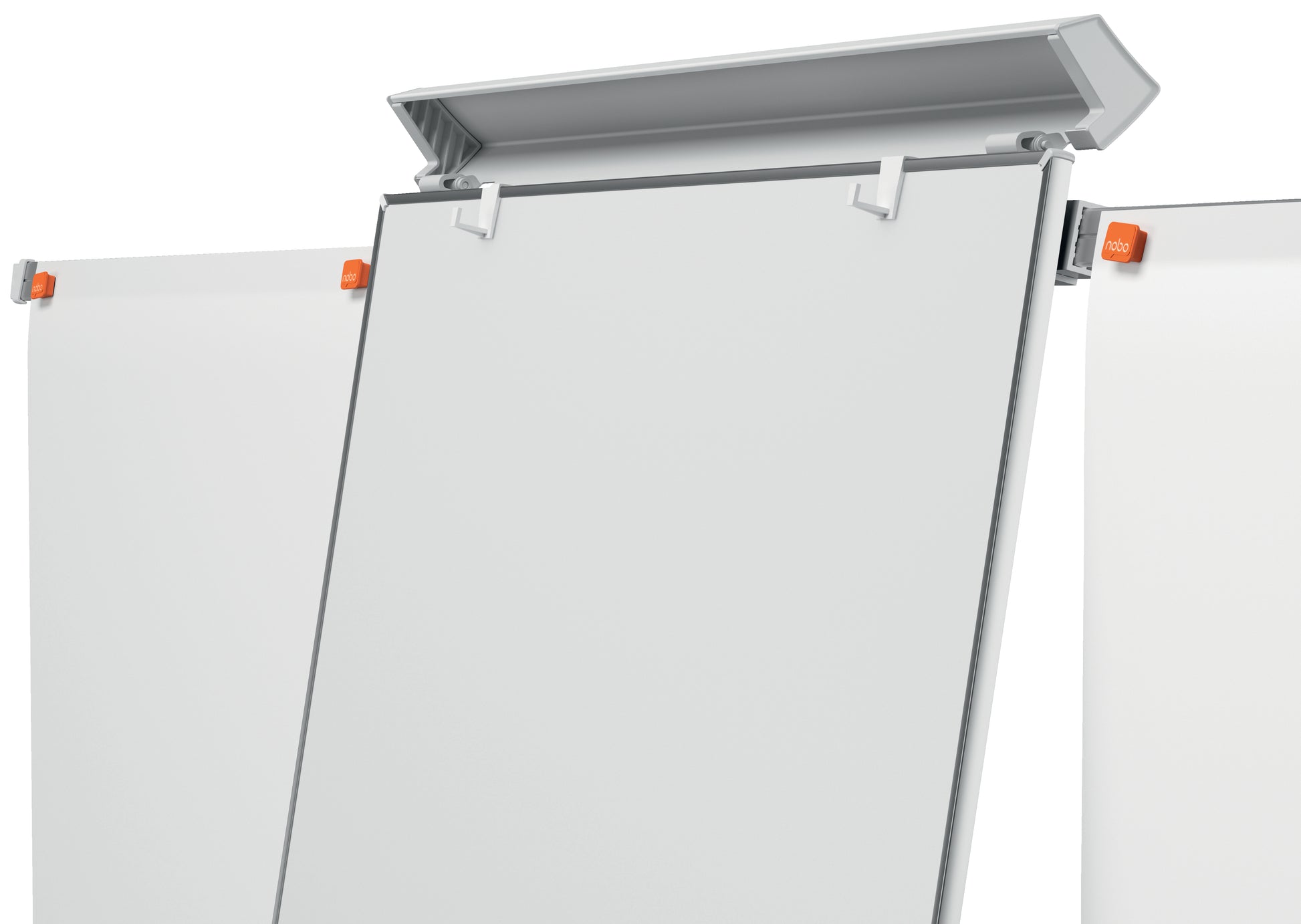 Nobo Impression Pro Flipchart Dreibein, magnetisch – 68,5 × 185 cm, mit 2 Seitenarmen