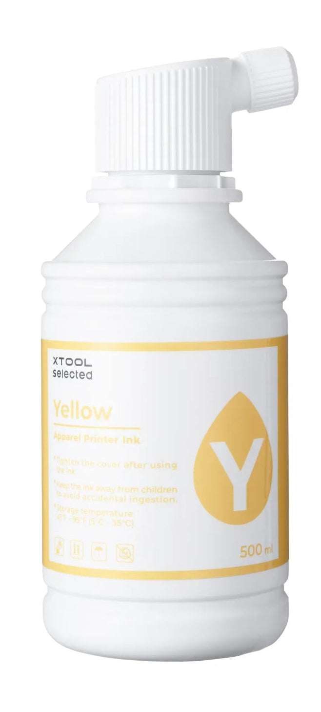 xTool Gelbe Tinte (Original) – 500 ml – für xTool Textildrucker