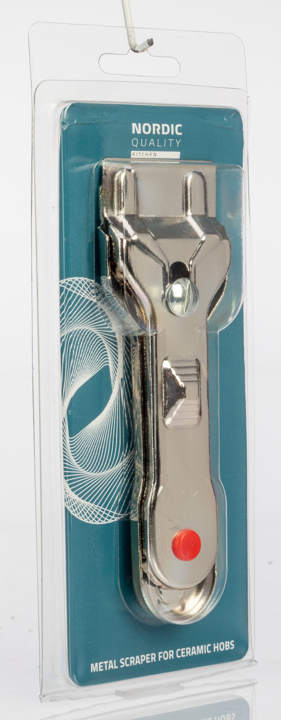 Nordic Quality Schaber 352103 – Metall, silber, 7,0 × 2,5 × 17,0 cm