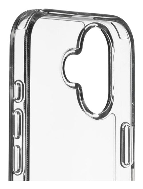 Black Rock Backcover – für Apple iPhone 17, PC+TPU, Transparent, kratzresistent