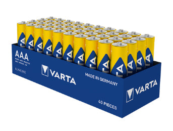 Varta AAA Batterien, Alkaline, 1,5 V – 40 Stk.