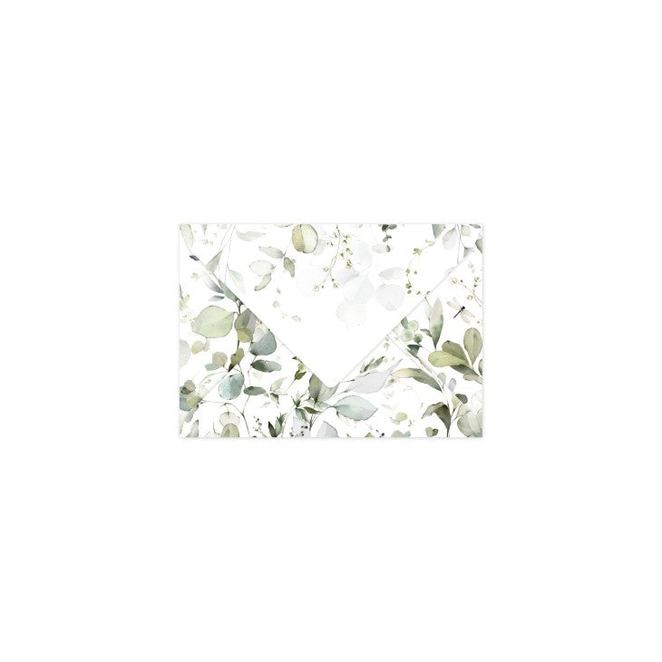 Clairefontaine Briefumschlag C6, mit Fenster, grün, 120 g/m², Eukalyptus – Clairefontaine – 20 Stk.