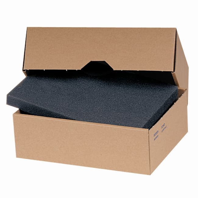 Brieger Stulpschachtel – 214 × 151 × 45 mm, 1,5 mm, 3 Schaumstoffeinlagen