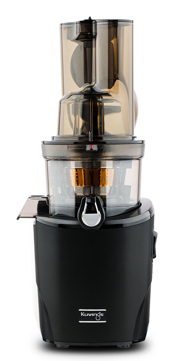Kuvings Langsamer Entsafter REVO830S – 1 l Saftbehälter, 200 W, 9 cm Einfüllöffnung, BPA-frei – Schwarz