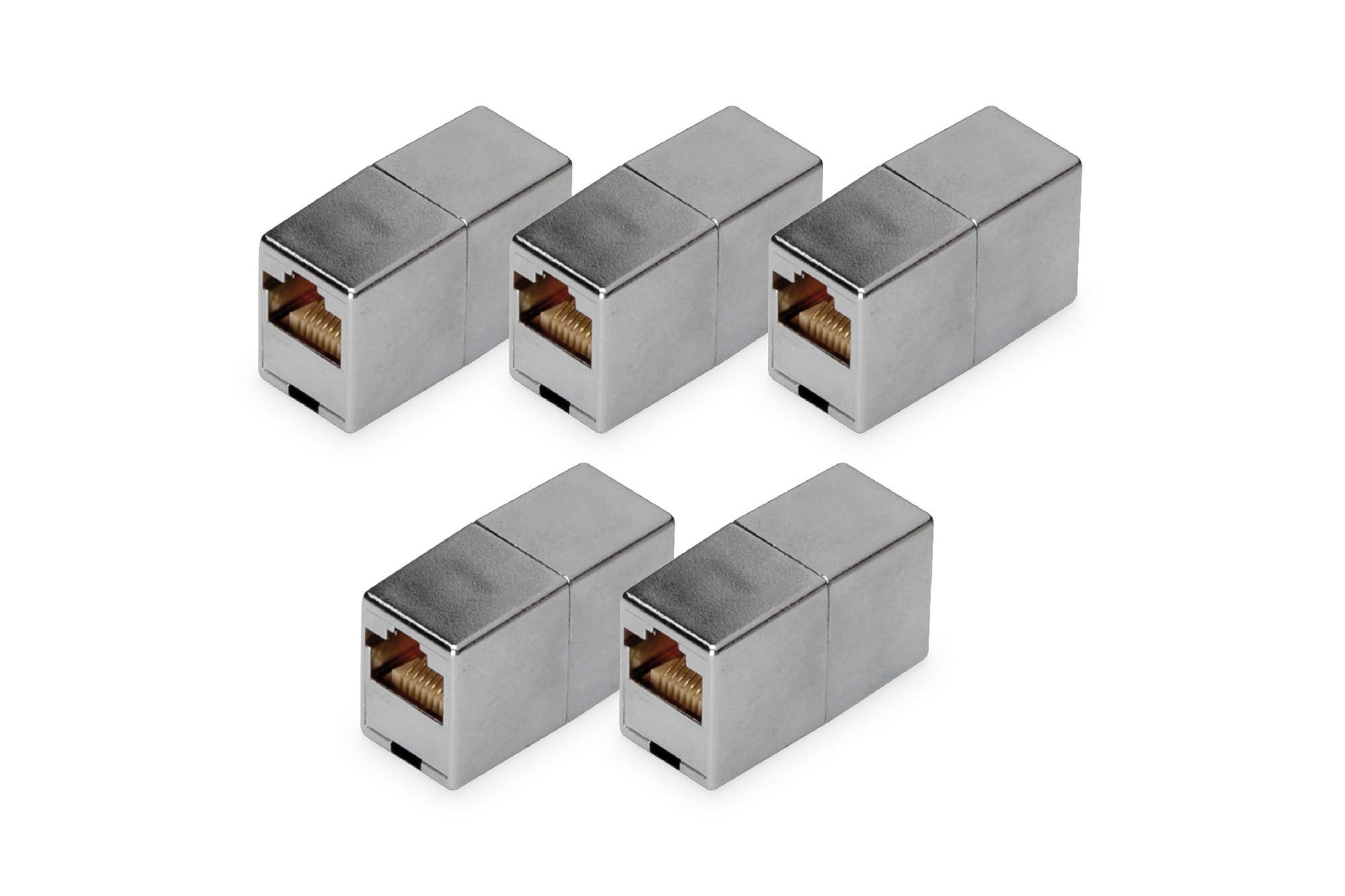 Digitus RJ-45 auf RJ-45 Adapter, Cat 5e, 1 Gbit/s Ethernet, geschirmt