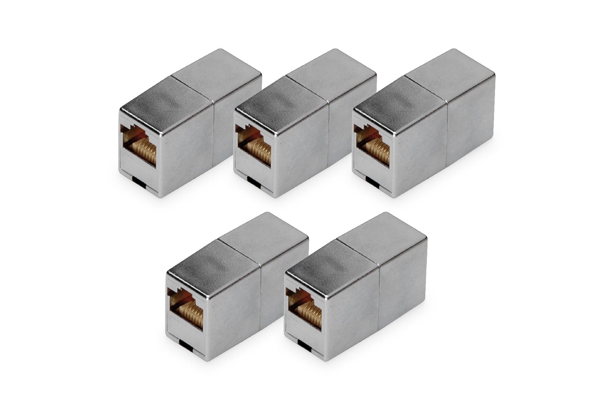 Digitus RJ-45 auf RJ-45 Adapter, Cat 5e, 1 Gbit/s Ethernet, geschirmt