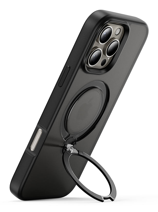 Valenta Backcover – für Apple iPhone 16 Pro Max – schwarz – TPU – MagSafe-kompatibel
