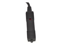 Ergotron Steckdosenleiste – 3× Steckdosen, schwarz