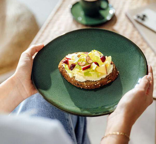 Villeroy & Boch Lave Dessertteller – Steingut, Grün