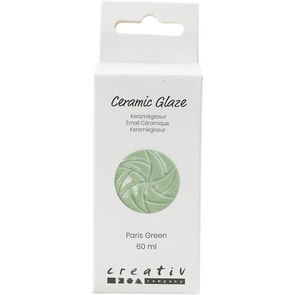 Creativ Company Keramikglasur – Grün – 60 ml – für Keramik