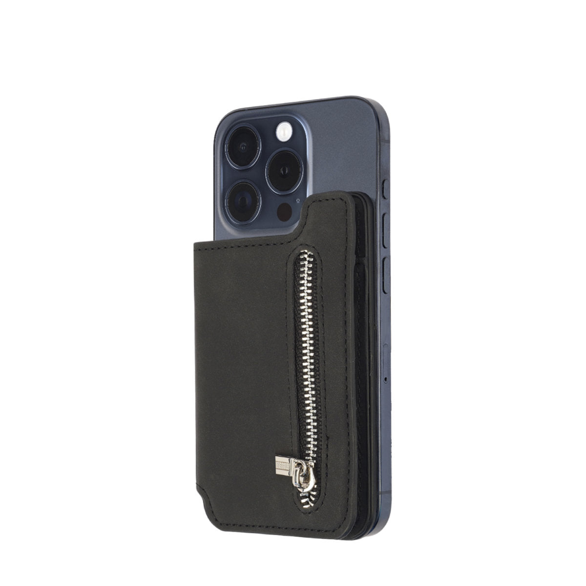 4smarts Geldbörsenhülle – für iPhone 16, iPhone 15, iPhone 14 und andere, 95 × 20 × 180 mm, Kunststoff, Schwarz