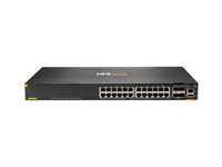 HPE Aruba Networking CX 6200F 24G – Managed Switch – 24×GbE, 4×SFP+, L3, PoE 370 W, 1U
