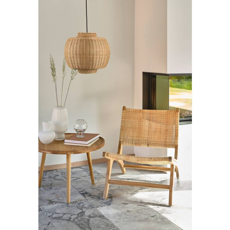Villa Collection Pendelleuchte Vilna – E27, 40 W, Ø 40 cm, H 35 cm – Natur