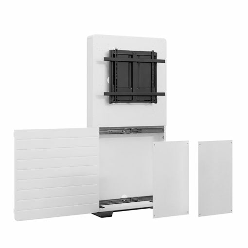 Hagor Bodenständer – 65–86" – VESA 200×200–800×600 – bis 90 kg – CON-Line Big FS