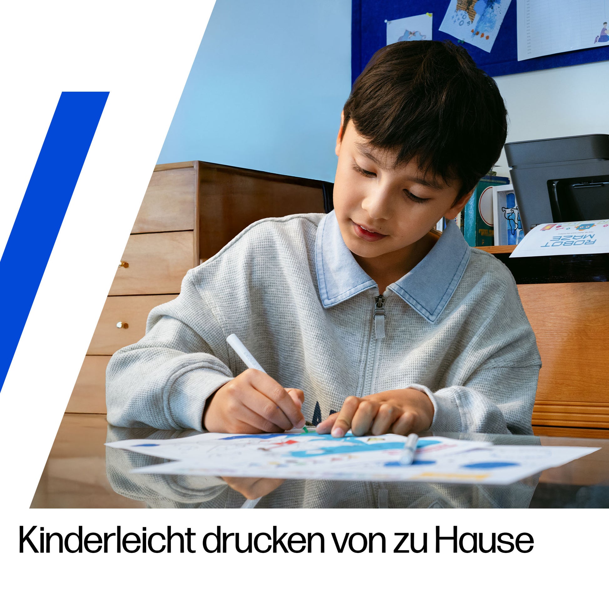 HP Deskjet 4320 Wireless – Farbtintenstrahl-Multifunktionsdrucker, A4, 3-in-1, Duplex, ADF, WLAN, AirPrint