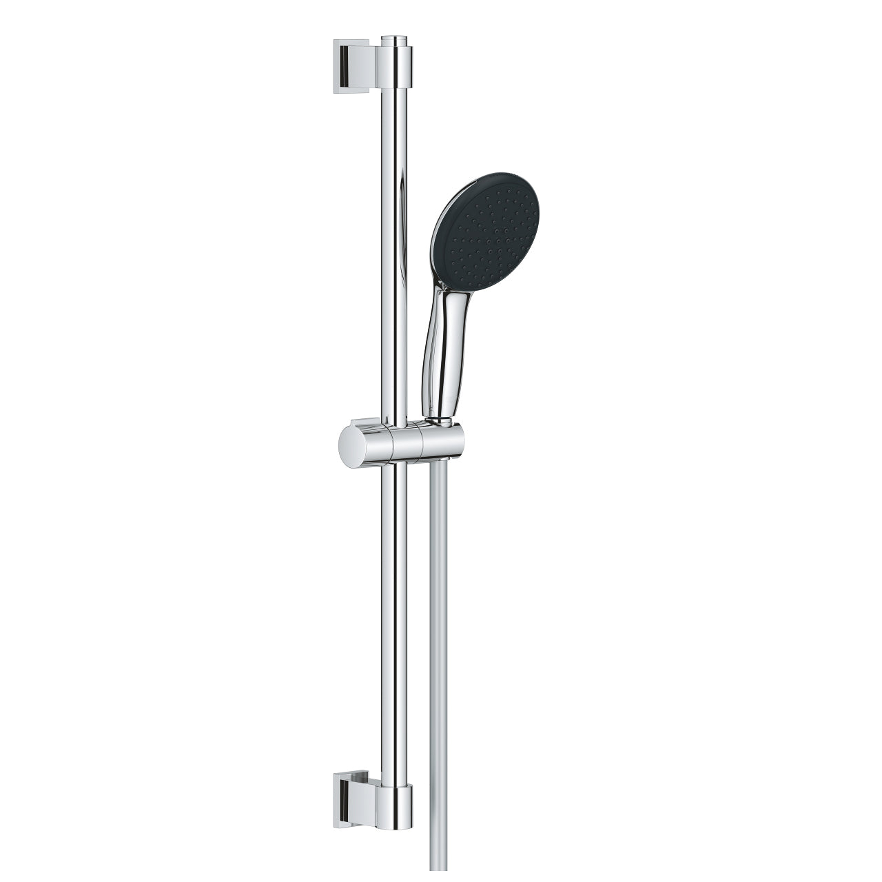 GROHE Duschsystem Vitalio Start – Schlauch 1,75 m, Metall, 2 Strahlarten, Chrom