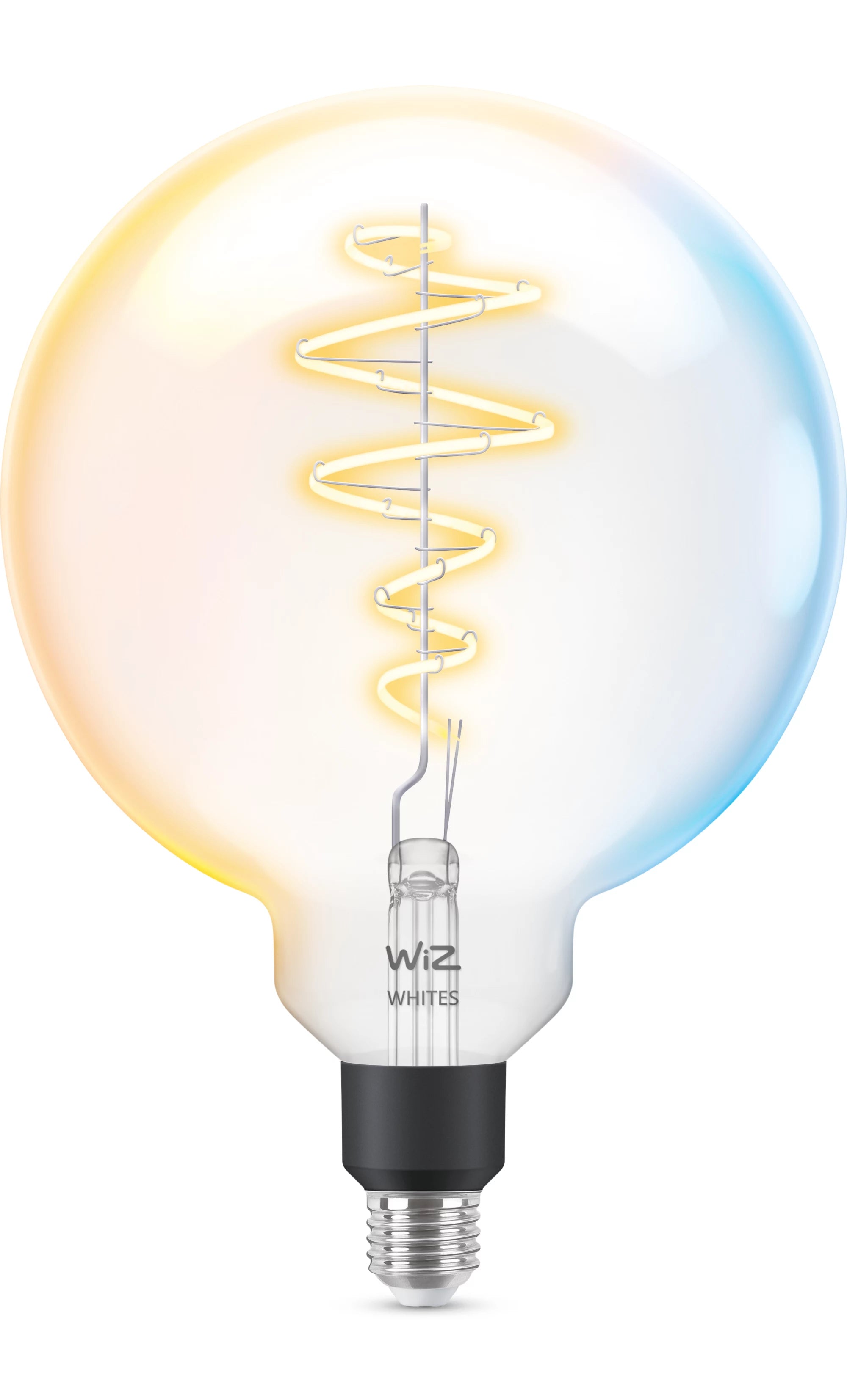 WiZ LED-Leuchtmittel G200 E27 – 6,7 W dimmbar, 470 lm, 2700–6500 K, für Matter und WLAN, klar