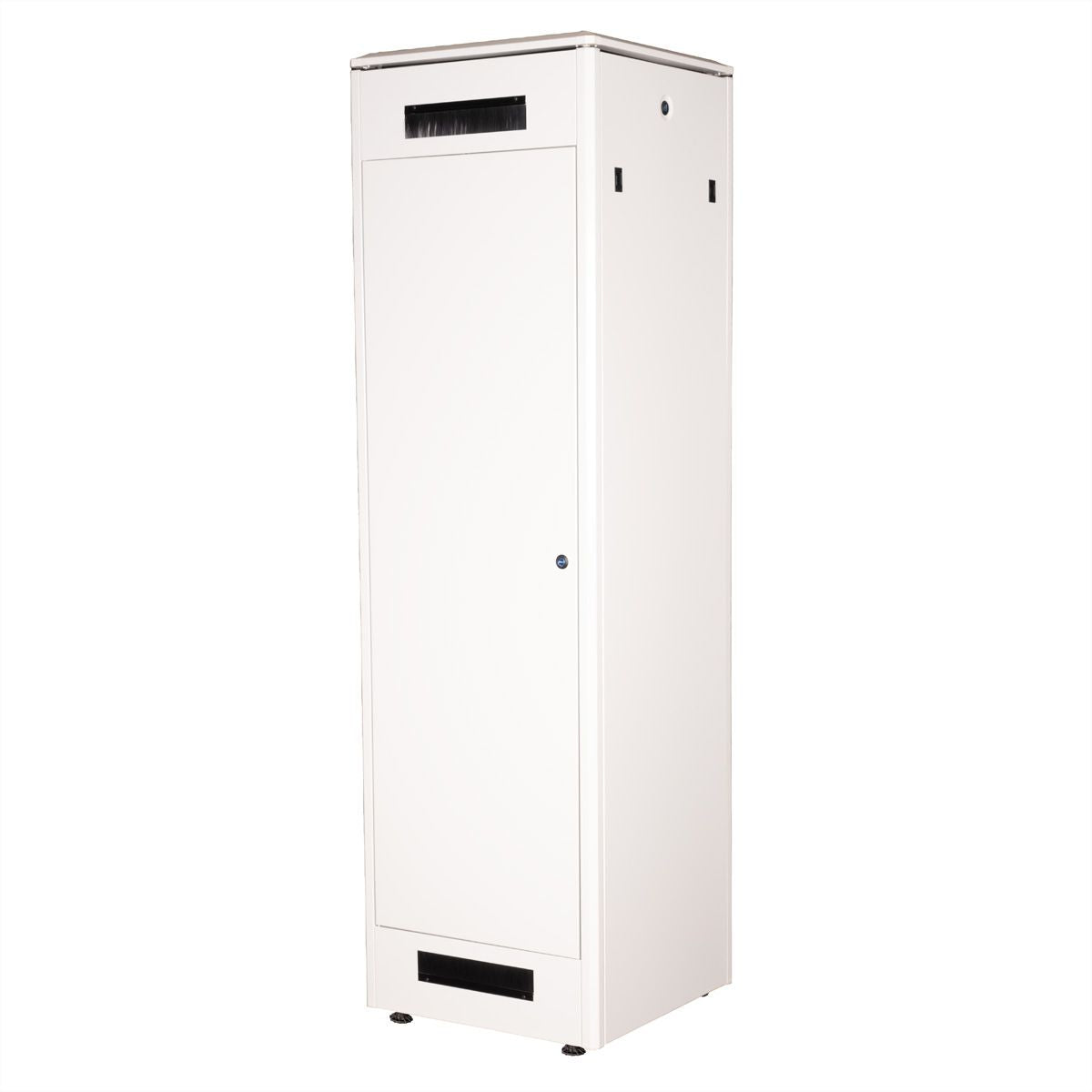 ROLINE Pro – 19" Netzwerkschrank 42U, IP20, abschliessbar, 600 × 600 × 2053 mm, lichtgrau, Stahl