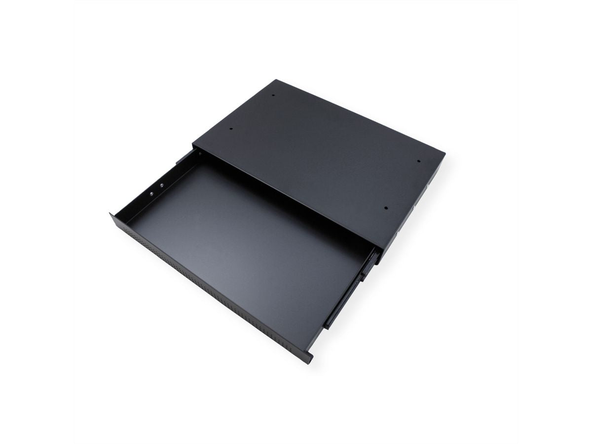 ROLINE Schublade – für Tischplatten ab 18 mm, schwarz