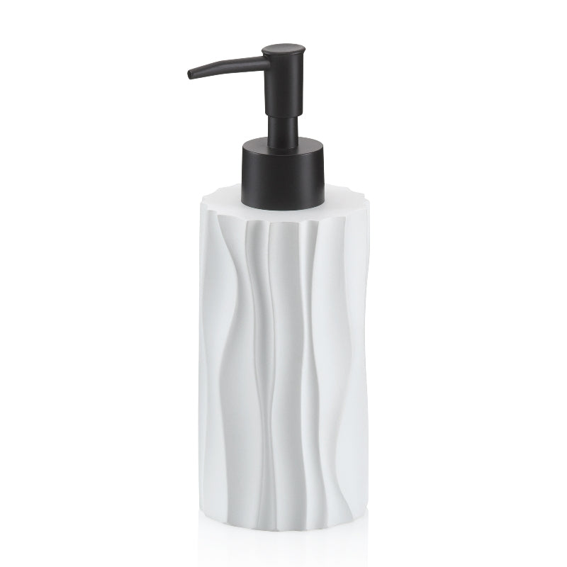 Kela Merida Seifenspender – Polyresin, Weiss, 200 ml