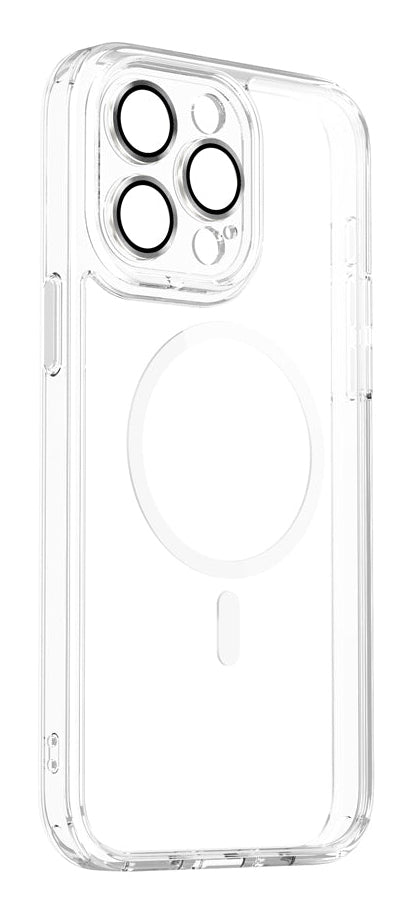 Valenta Trend MagSafe Backcover – für iPhone 15 Pro, Transparent, TPU/PC, Schutz vor Vergilbung