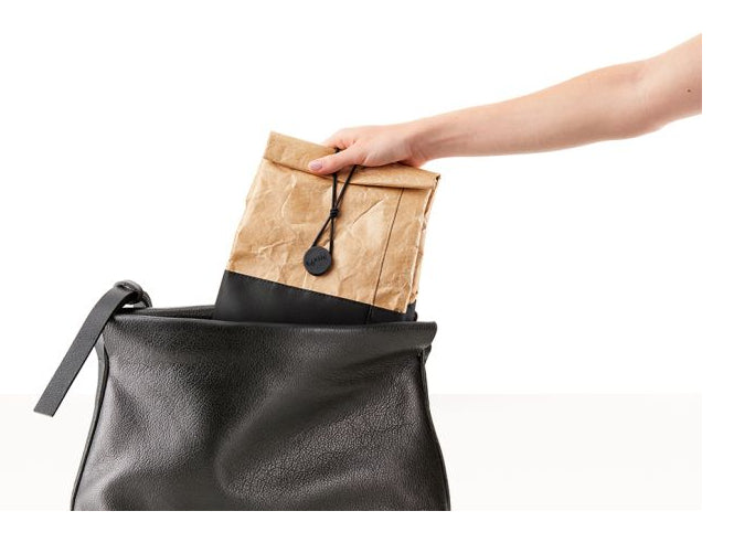 Lékué Lunchtasche To Go – 4 l, 130×250×200 mm – braun, Kunststoff – 1 Stk.