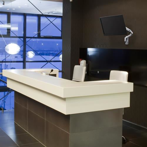 Ergotron MXV – Monitorarm, Wandmontage, bis 34", 9 kg, Weiss