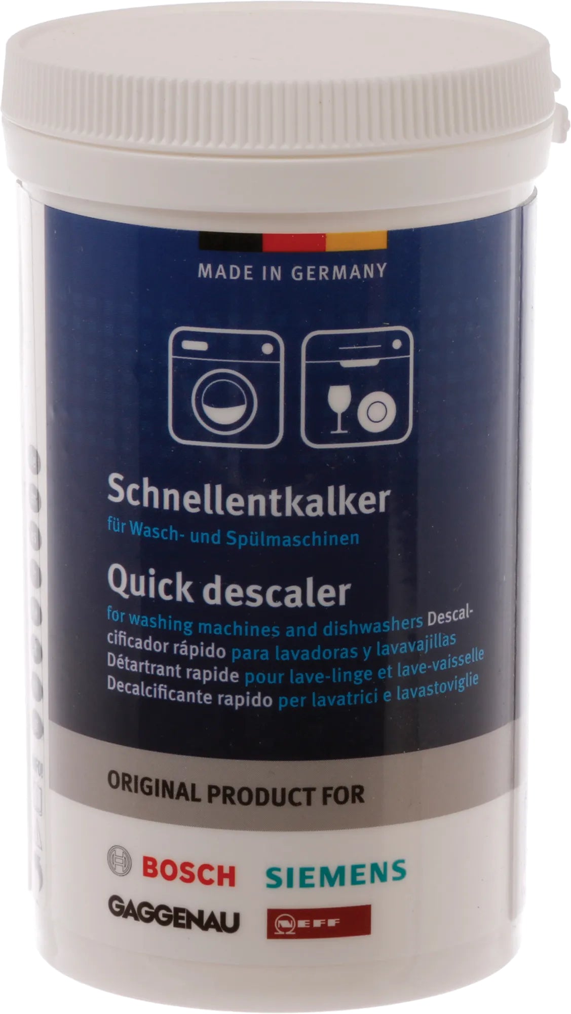 Siemens Schnellentkalker 1 Entkalker (Haushaltsgeräte) für Geschirrspüler – Pulver, Box – 250 g 1 Stk.