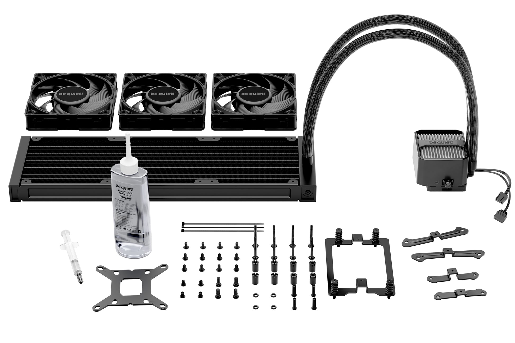 be quiet! be quiet Silent Loop 3 360 mm – All-in-One-Kühler – 3×12 cm Lüfter, für LGA 1851, LGA 1150, LGA 1151 und andere