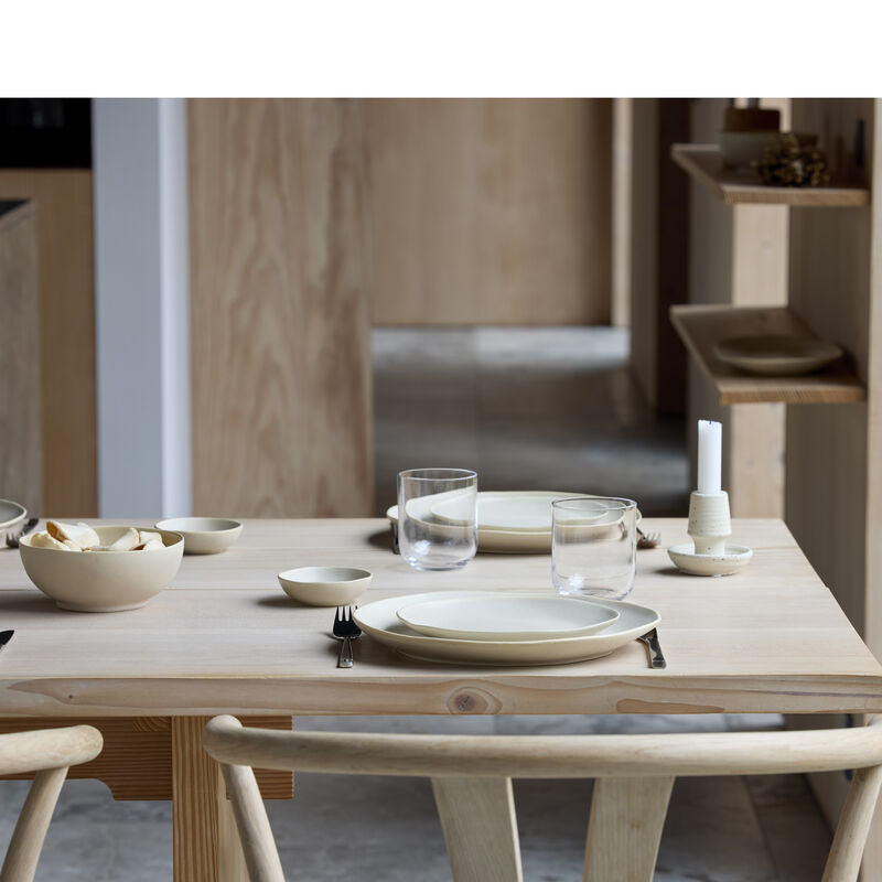 Villa Collection Speiseteller – Ø 27 cm, Steinzeug, Beige, spülmaschinenfest, mikrowellengeeignet