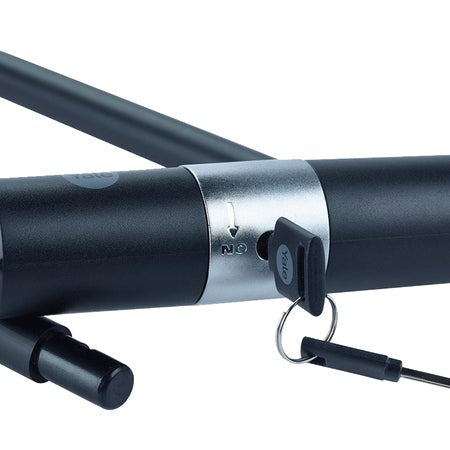 Yale YUL0 Mechanisches Vorhängeschloss – Stahl, Bügel 250×158 mm, Schäkeldurchmesser 18 mm, Basic, Schwarz