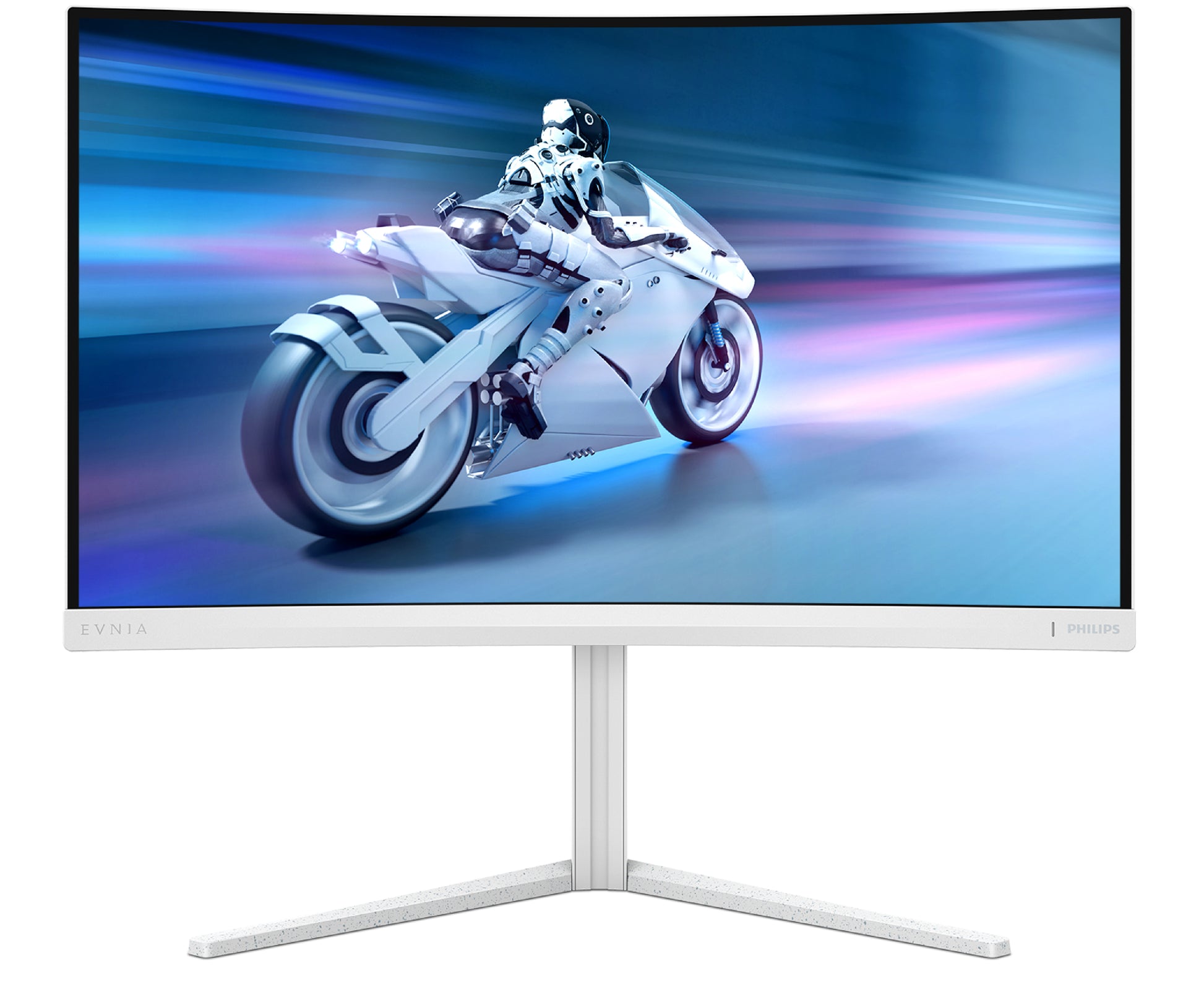 Philips 27M2C5501/00 – Monitor, 27", VA, 180 Hz, 300 cd/m², Gebogen, Adaptive Sync, VESA 100 × 100, Weiss