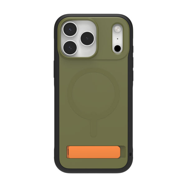 ZAGG Sedona Snap Backcover – für Apple iPhone 17 Pro Max, mit Ständer, Graphen, Grün, bis 4 m Sturzsicher