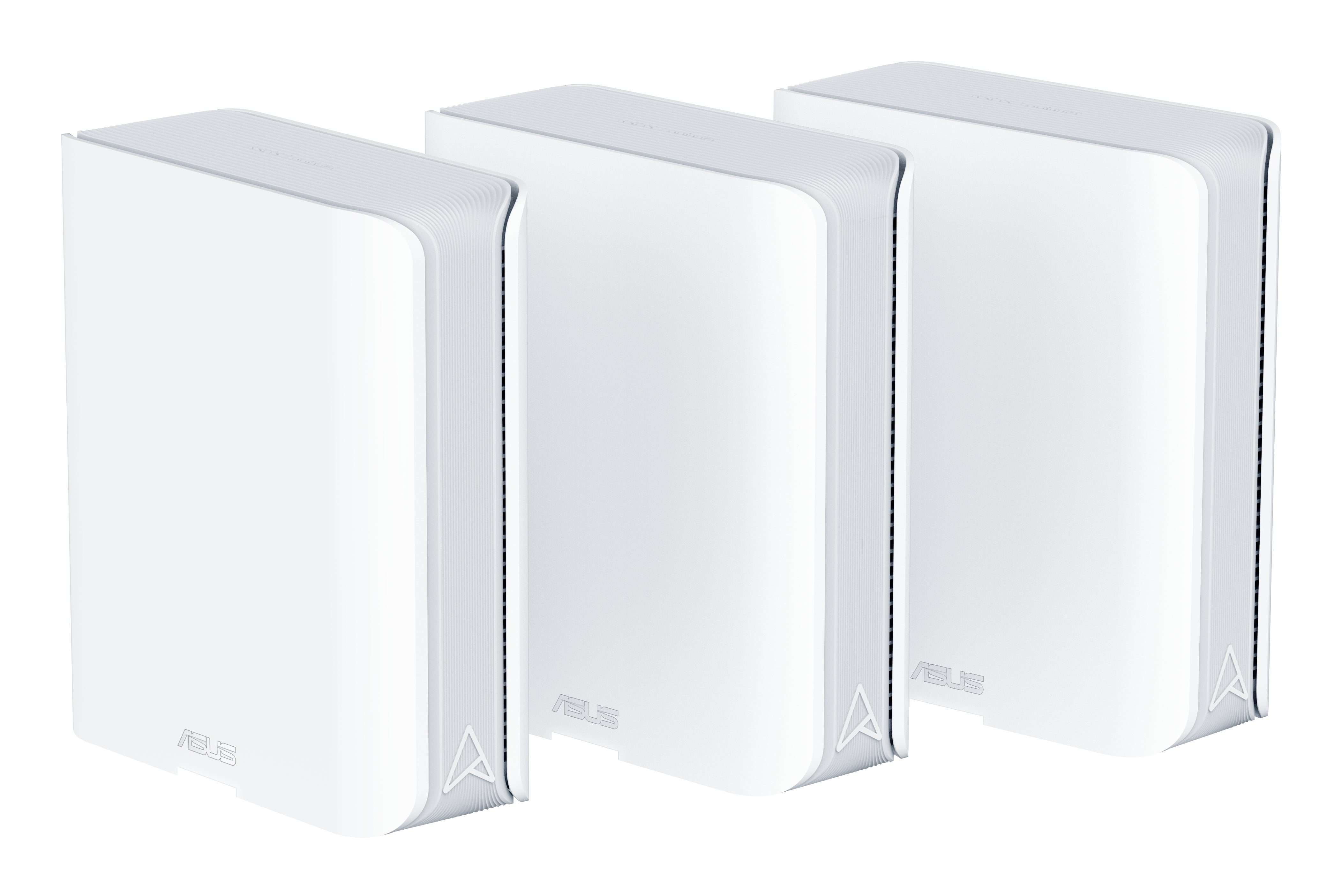 ASUS ZenWiFi BT7 (BE9400) Mesh-Set (3er) – Wi-Fi 7 (802.11be), Tri-Band (2,4/5/6 GHz), bis 5764 Mbit/s, je 3×