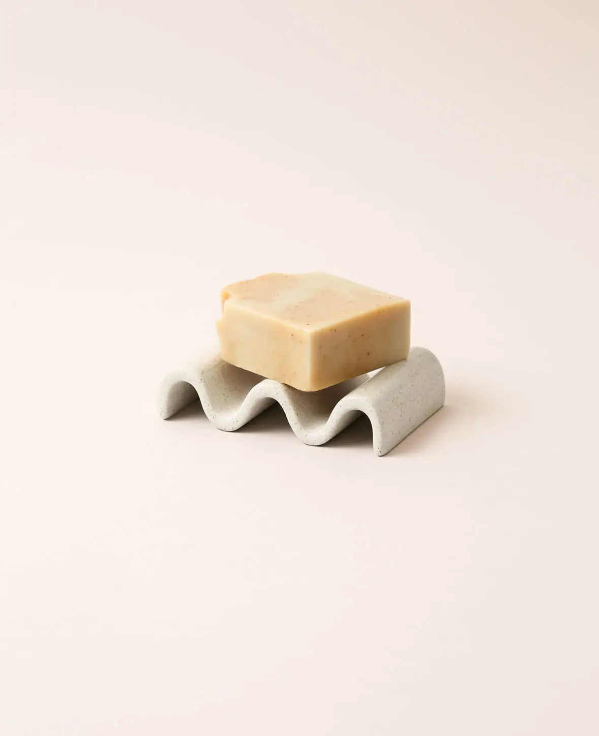 Esmée Seifenschale – Keramik, 8×11,5×3 cm, Beige