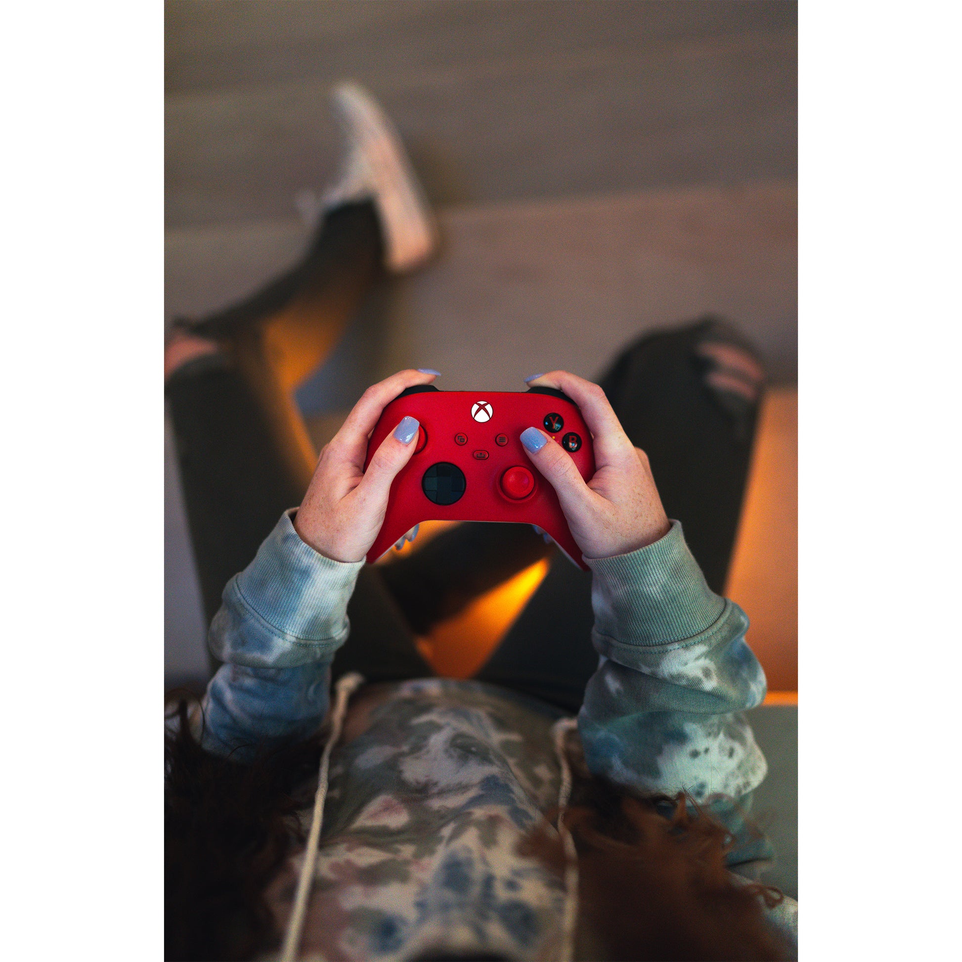 Microsoft Pulse Red – Gamepad – Kabellos (Bluetooth/2,4 GHz), Rot