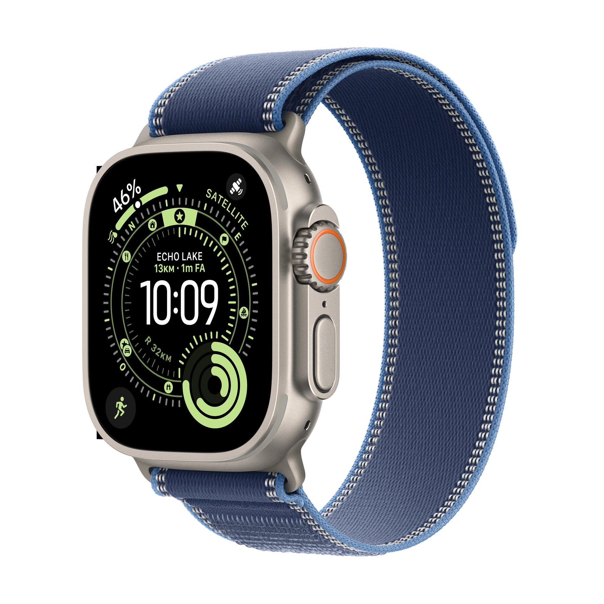 Apple Watch Ultra 3 (2025) – Smartwatch – 49 mm, LTE, OLED, Saphirglas, 100 m, Natürliches Titan, M/L